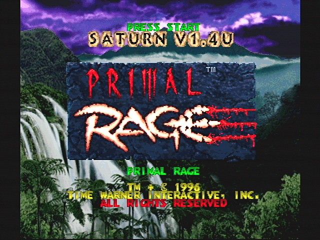 Primal Rage screenshot 3 for Sega Saturn